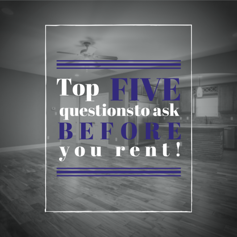 Top 5 questions to ask before you rent Weimer Properties Weimer